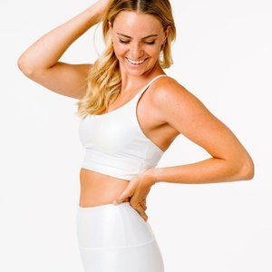 Zyia White Unicorn Luxe Bra